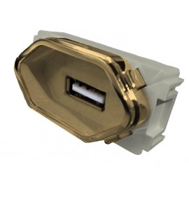 Modulo USB 2a - Novara Dourado Gold
